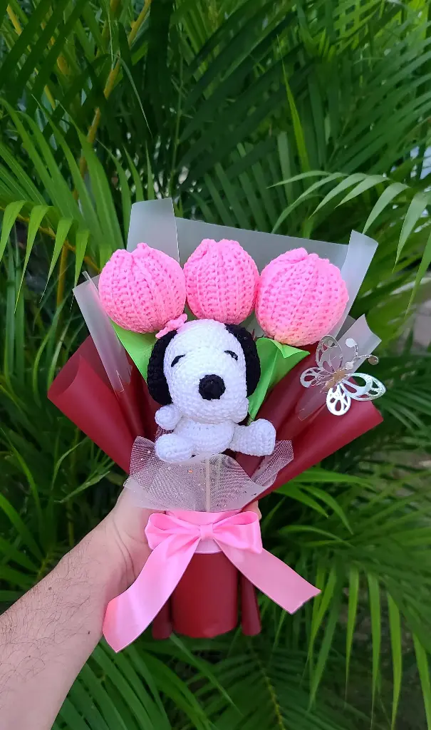 Tulipanes Snoopy 🌷🐶🐾