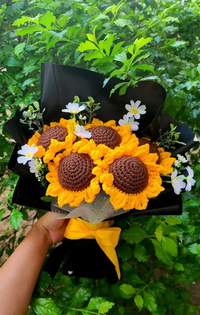 Girasoles Crochet 🌻✨️
