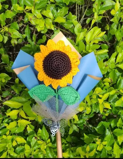 Girasoles Crochet 🌻