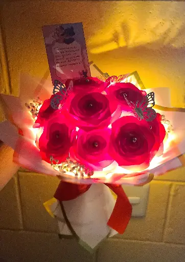 Rosas Eternas con luces 🌟