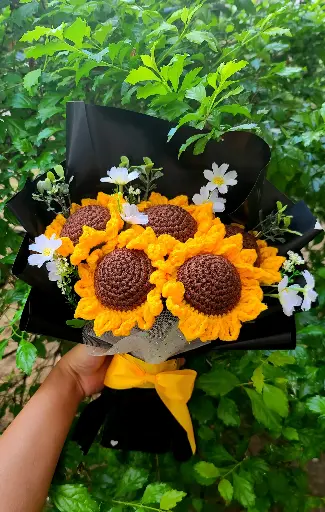 Girasoles Crochet 🌻✨️