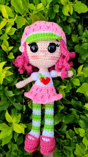 Amigurumi Rosita fresita 🍓